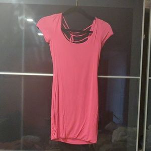 Fuschia mini dress